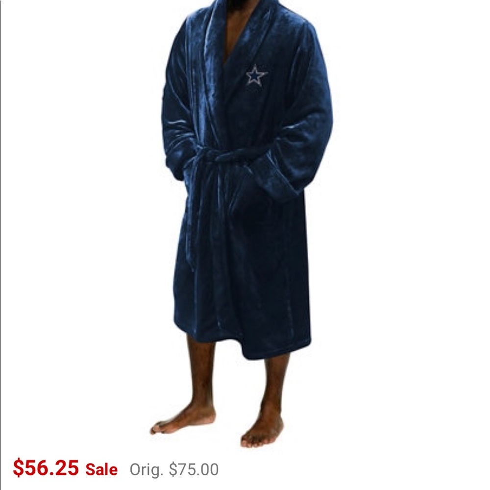 Men’s Dallas Cowboys bathrobe, new in box